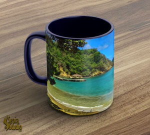 Ceramic Mug 11oz ( Tobago ) Batteaux Bay 2
