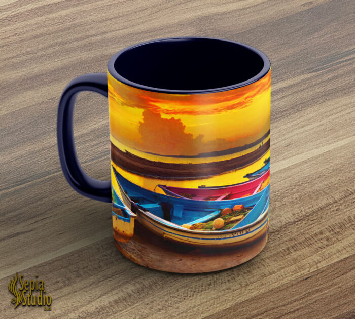 Ceramic Mug 11oz ( Seascape )  Erin Boats