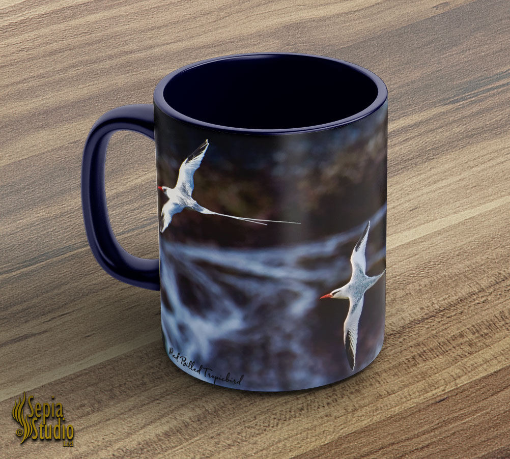 Ceramic Mug 11oz ( Tobago ) Red Billed Tropicbird