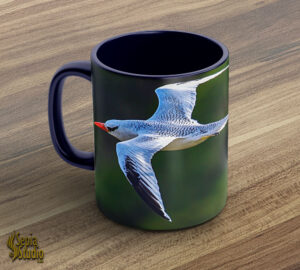 Ceramic Mug 11oz ( Tobago )  Red Billed Tropicbird 2