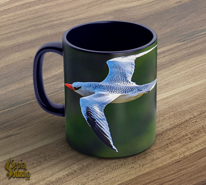 Ceramic Mug 11oz ( Tobago )  Red Billed Tropicbird 2