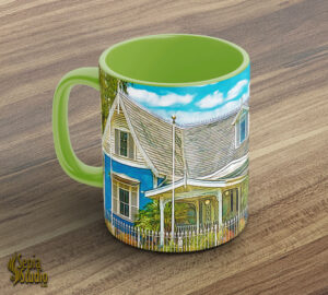 Ceramic Mug 11oz ( Digital Art ) George Brown House
