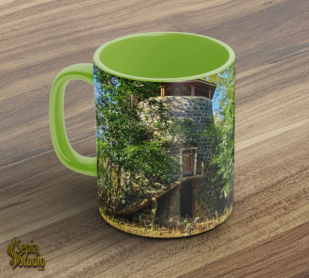 Ceramic Mug 11oz ( Tobago ) Orange Hill Nature Reserve