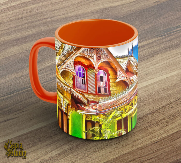 Ceramic Mug 11oz ( Digital Art ) Boissiere House 2