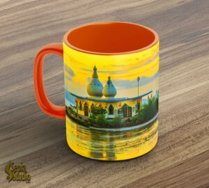 Ceramic Mug 11oz ( Seascape ) Temple on the Sea