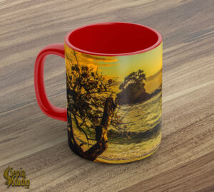 Ceramic Mug 11oz ( Seascape ) Rampanalgas Sunrise