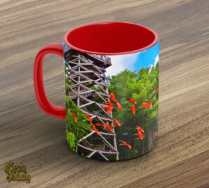 Ceramic Mug 11oz ( Wildlife ) The Tower At Caroni Bird Sanctuary