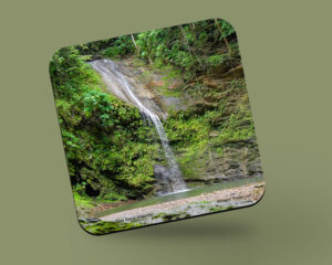 Corkback Coaster (Waterfall) Blue Basin