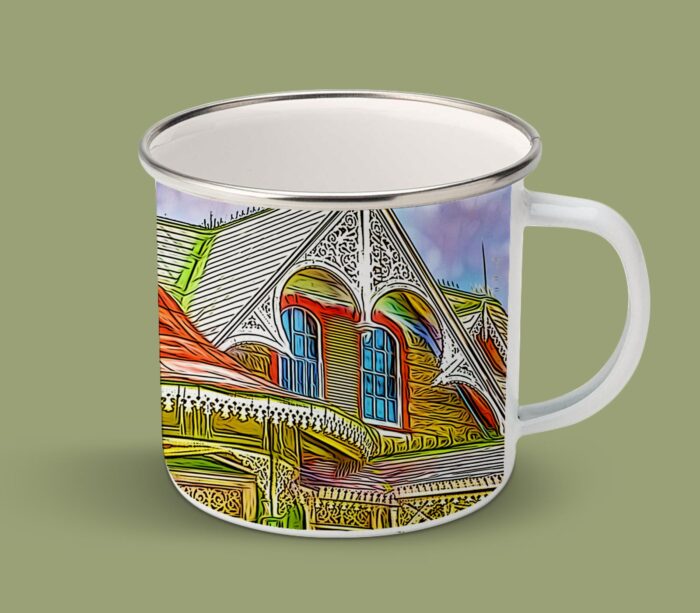 Enamel Mugs 17oz ( Digital Art ) Boissiere House
