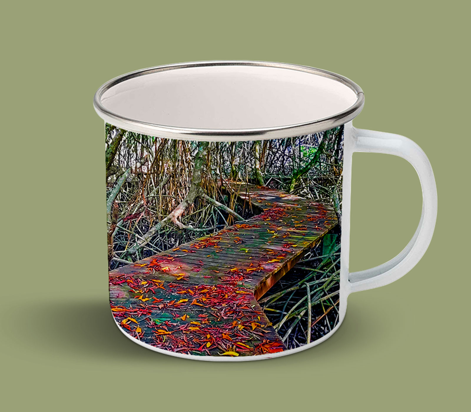Enamel Mugs 17oz ( Tobago ) Lowlands