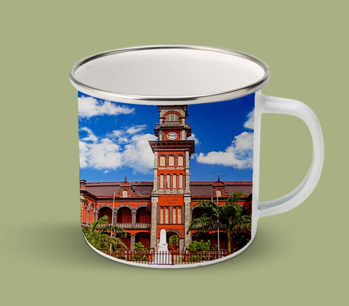Enamel Mugs 17oz ( Mag 7 ) Queens Royal College