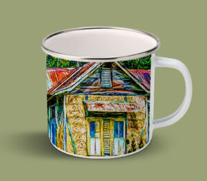 Enamel Mugs 17oz ( Digital Art ) Tapia House