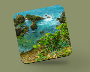 Corkback Coaster (Seascape) Galera Point Toco