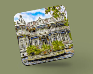 Corkback Coaster (Digital Art) Ambards House