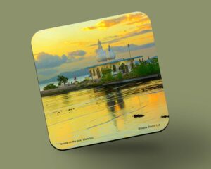 Corkback Coaster (Seascape) Temple on the Sea