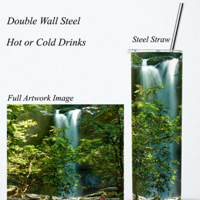 Steel Tumbler 20oz ( Waterfall ) Avocat Waterfall