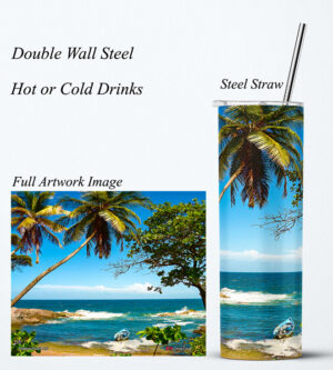 Steel Tumbler 20oz ( Seascape ) Chris Cove
