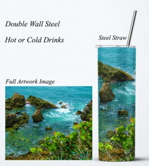 Steel Tumbler 20oz ( Seascape ) Galera Point