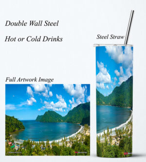 Steel Tumbler 20oz ( Seascape ) Maracas Bay
