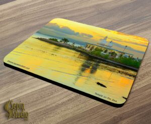 Mousepad ( Seascape ) Temple on the Sea