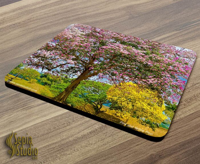 Mousepad ( Poui ) Pink & Yellow Poui