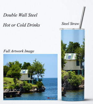 Steel Tumbler 20oz ( Seascape ) Nelson Island