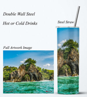 Steel Tumbler 20oz ( Seascape ) Paria Arch