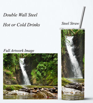 Steel Tumbler 20oz ( Waterfall ) Paria
