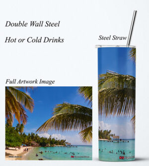 Steel Tumbler 20oz ( Tobago ) Pigeon Point