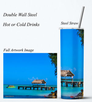 Steel Tumbler 20oz ( Tobago ) Pigeon Point