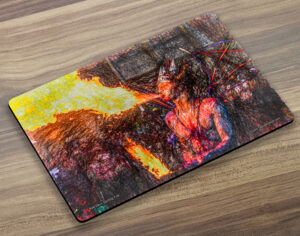 Placemat (Carnival Character) Red Devil Spitting Fire