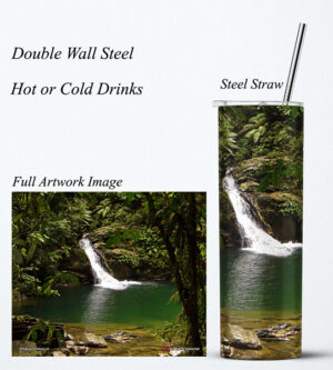 Steel Tumbler 20oz ( Waterfall ) Rio Seco