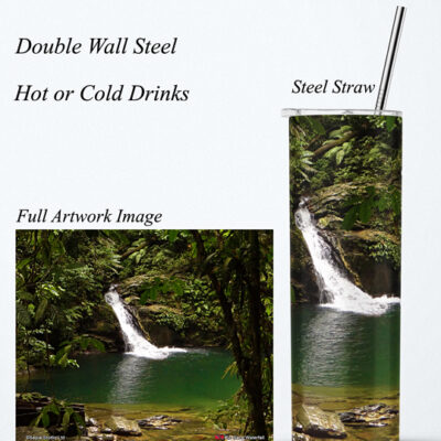 Steel Tumbler 20oz ( Waterfall ) Rio Seco