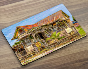 Placemat (Digital Art) Sea Villa House
