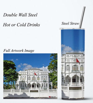 Steel Tumbler 20oz ( Mag 7 ) White Hall