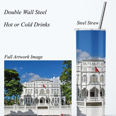 Steel Tumbler 20oz ( Mag 7 ) White Hall