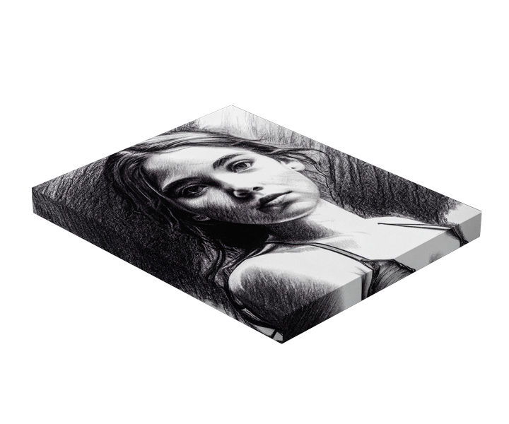 Graphite Art Giclée Canvas Print Gallery Wrap