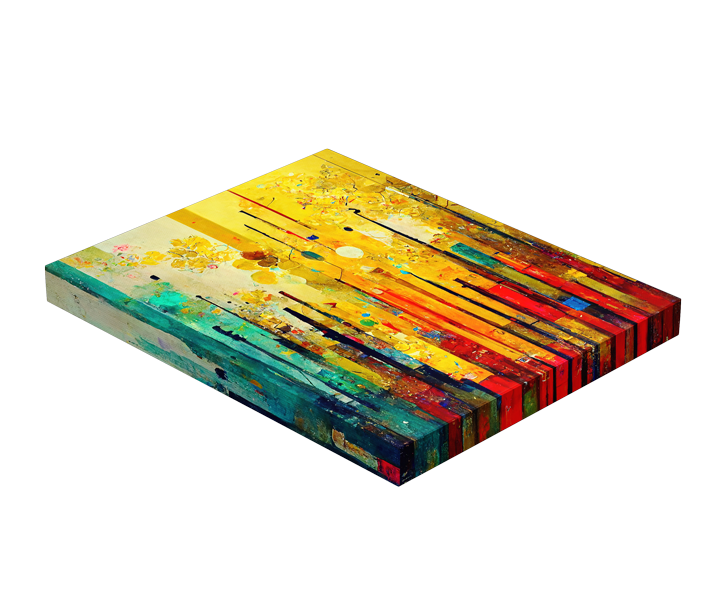 Arcylic Painting Giclée Canvas Print Gallery Wrap