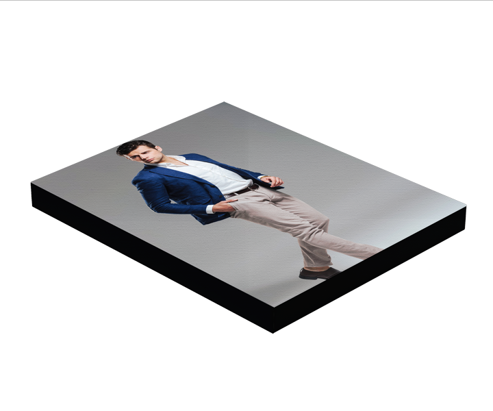 Fashion Model Photo Block Mount