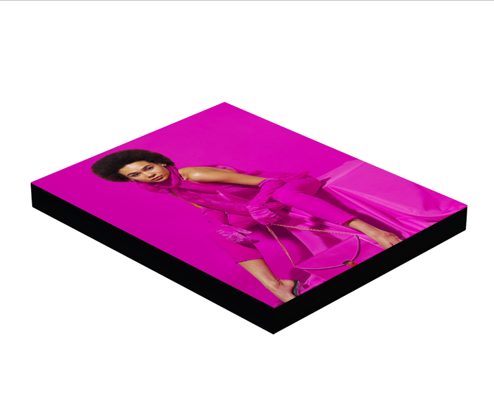 Fashion Model Photo Block Mount
