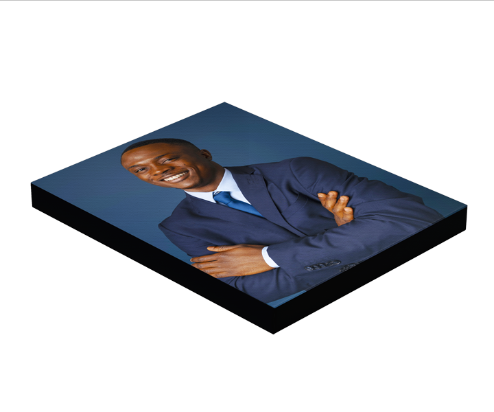 Corproate Portrait Photo Block Mount