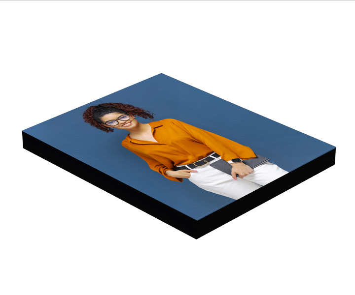 Fashion Model Photo Block Mount