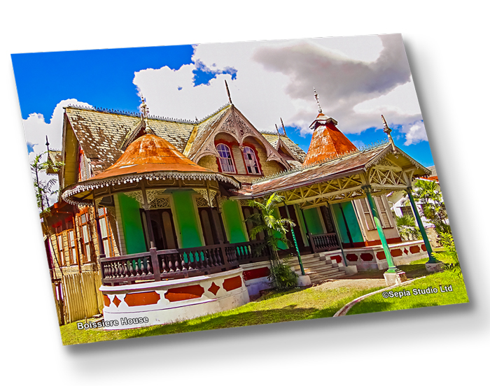 Aluminium Metal Print  ( Architecture ) Boissiere House