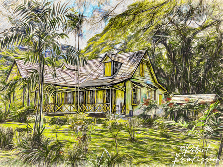 Digital-Art-Lopinot-Great-House