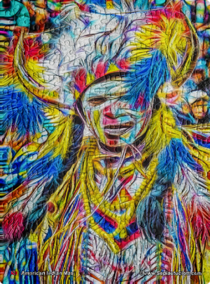 Jigsaw Puzzle Portrait (252pcs) Apache Trinidad Carnival