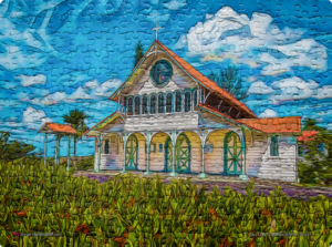 Jigsaw Puzzle (252pcs) Tortuga Church