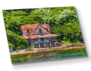 Aluminium Metal Print ( Digital Art ) Rust's Bay