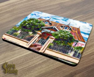 Mousepad ( Digital Art ) Carlos Street House