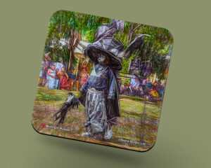 Corkback Coaster (Carnival Character Digital Art) Midnight Robber 2
