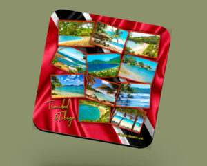 Corkback Coaster (Architechture) Trinidad & Tobago Beaches
